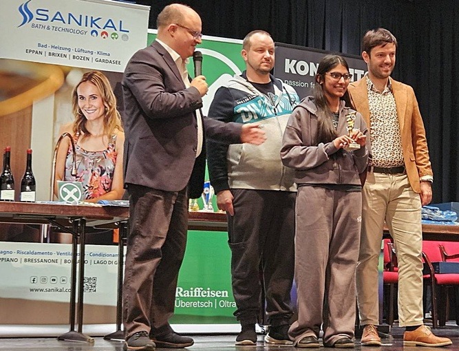 Ridhi Danduprolu is the champion in Italy